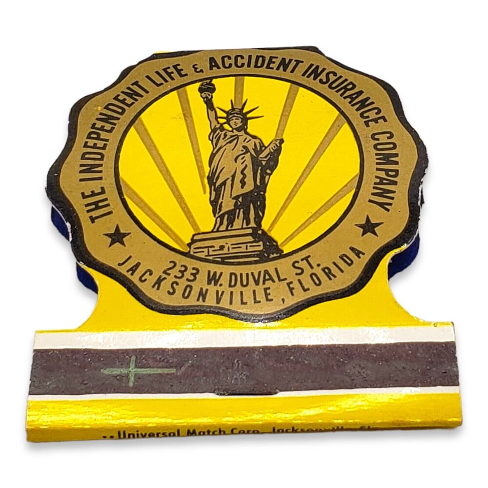 The Independent Life & Accident Insurance Company Vintage Matchbook